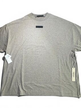 Fear of God Essentials Heather Grey Oversized T-Shirt Men's Size Large New